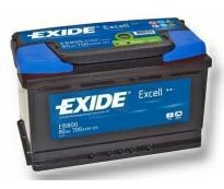 Аккумулятор 6ст - 80 (Exide Exell)  - низк. оп